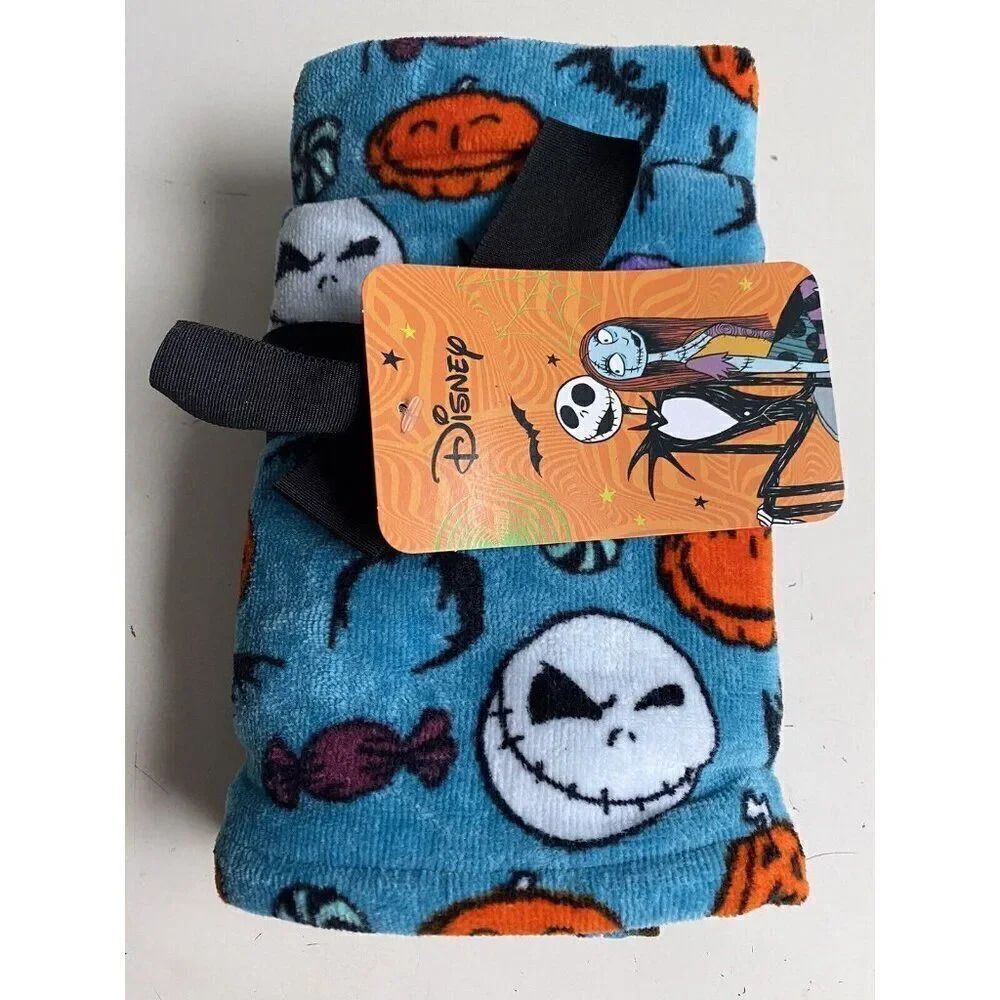 Set Of 2 Disney Nightmare Before Christmas‎ Hand Towels Jack Skellington NEW